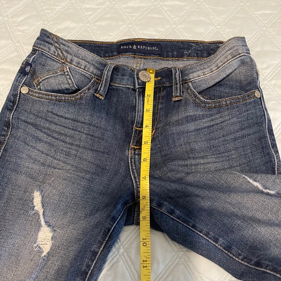 Rock & Republic distressed skinny Jean size 4 - Picture 5 of 6